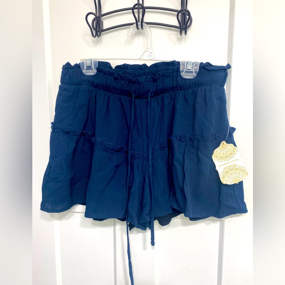 Altar’d State flowy blue shorts